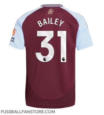 Aston Villa Leon Bailey #31 Replik Heimtrikot 2024-25 Kurzarm